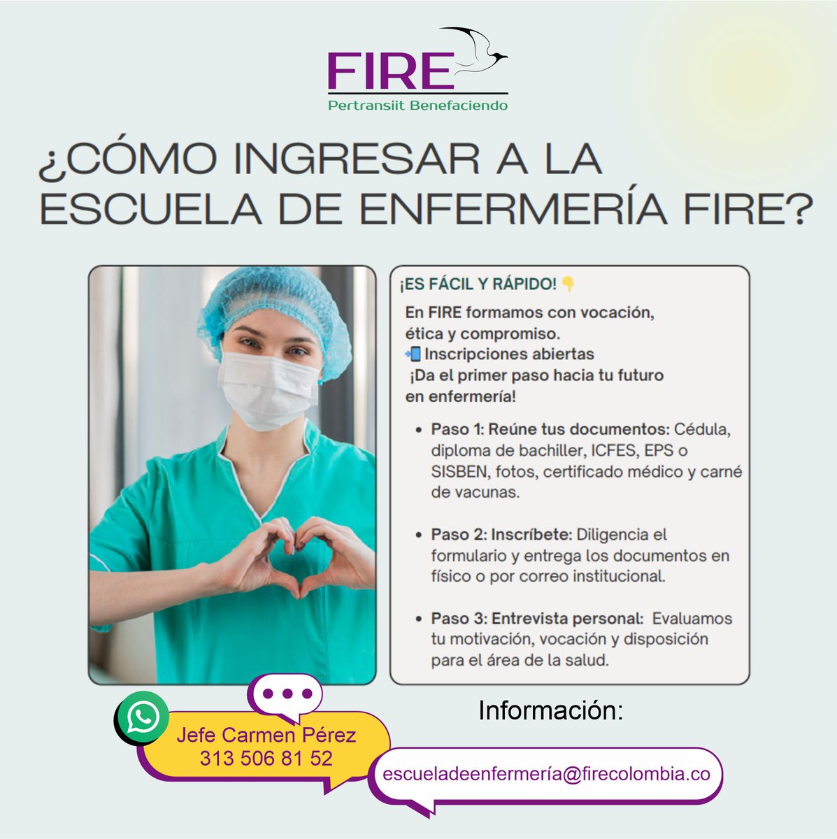 FunFireColombia's tweet photo. Esta es una excelente oportunidad para empezar un Proyecto Profesional de Vida. Escríbenos y te enteras cómo lo puedes lograr. https://t.co/kE8HHppJGm