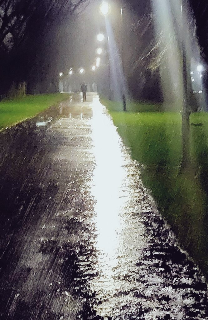 Rainy walk home