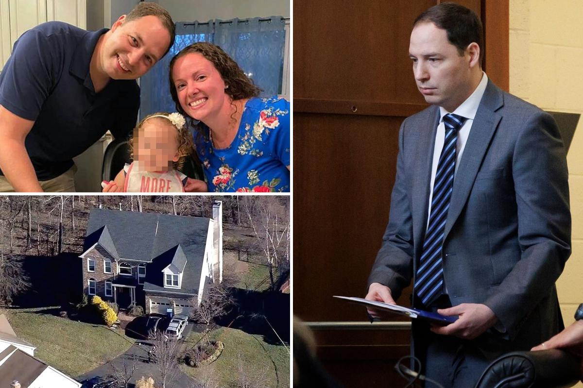 nypost's tweet image. Alleged killer husband Brendan Banfield installed triple-glazed windows to mask screaming before wife’s killing trib.al/1E3pWB9