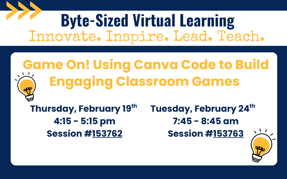 NISDAcadTech's tweet photo. We’re halfway through Byte Sized Virtual Professional Learning Series!  Short sessions. Practical strategies. Real classroom impact.  You can still register and join us this week - 🔗in bio! https://t.co/4bdecxcMal