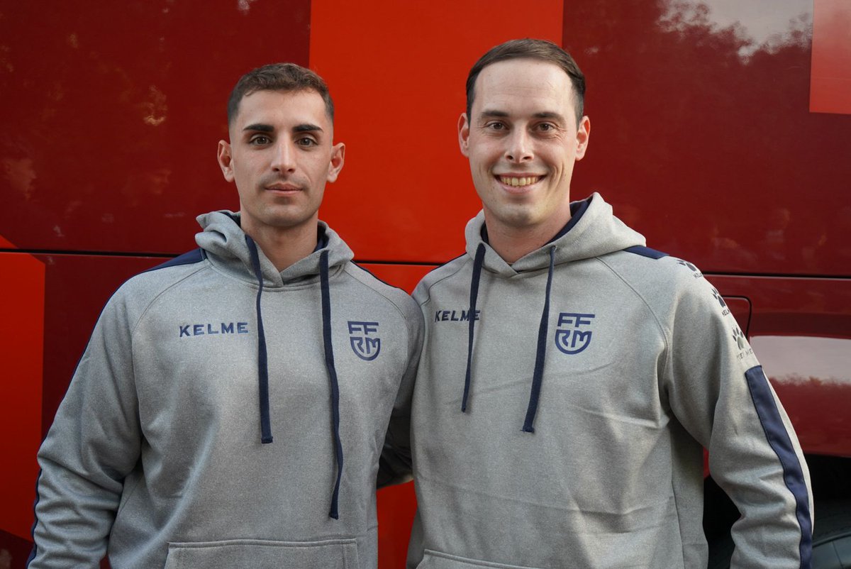 🚩👟 | Nuestros árbitros, Pablo Illera y Javier Leal, listos para dirigir la fase previa de los Nacionales S-16 y S-14 de fútbol sala en Castilla La Mancha.

🫂 ¡Suerte en todos los encuentros 💪!