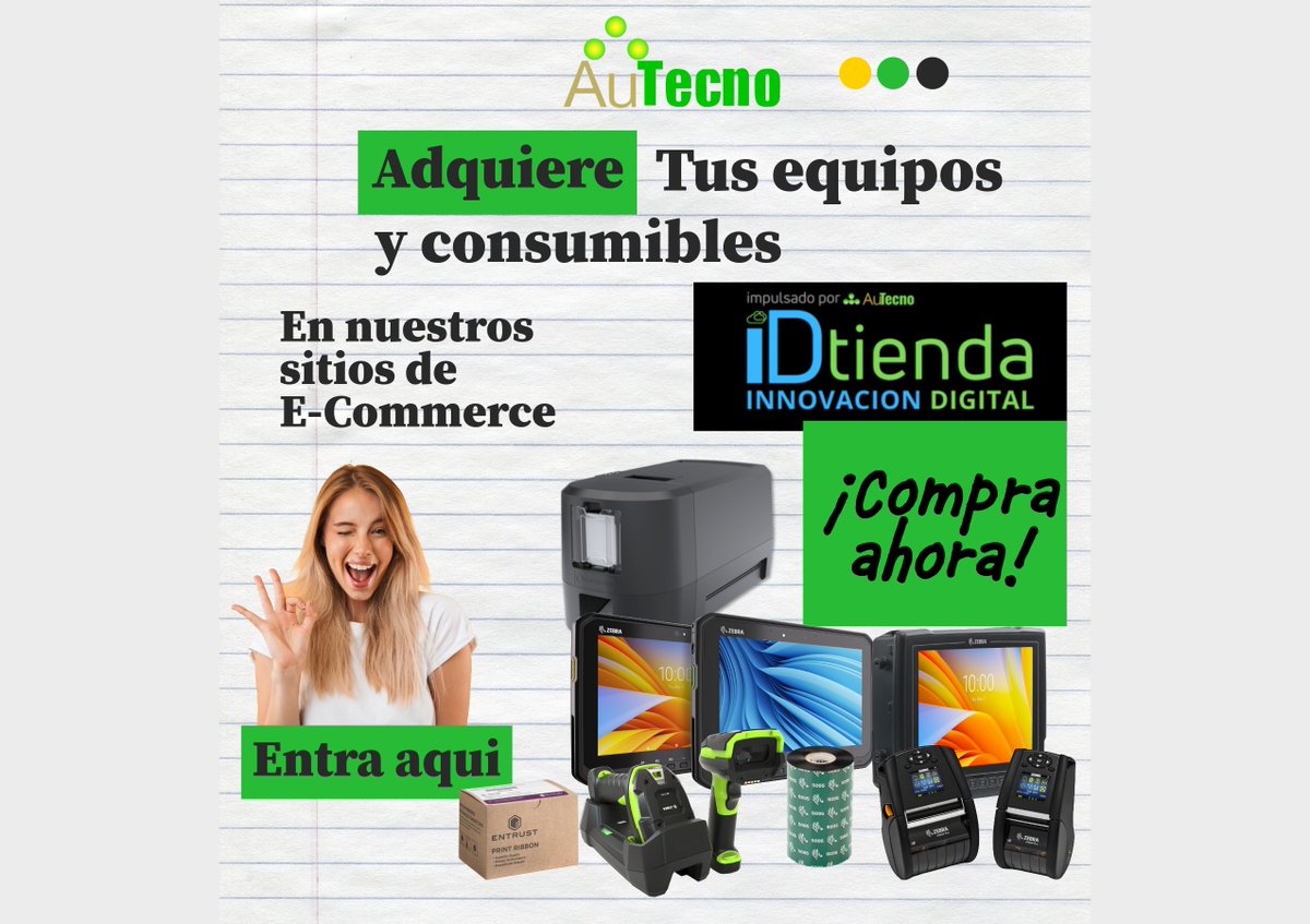 Autecno's tweet image. Entra a idtienda.com para conocer nuestra tienda en linea