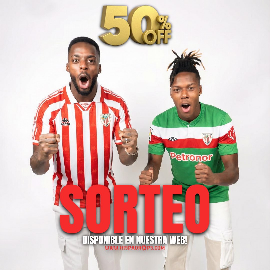 Puretonazo's tweet image. Mirad A TOMAR VIENTOS:

SORTEO CAMI A ELEGIR DEL ATHLETIC 💣🎁

• Seguir a @Hispadrops ✅
• Seguir a @Puretonazo ✅
• RT 🔄 y MG ❤️ a este post ✅

Menciona a DOS amigos para tener el doble de oportunidades 📈✅

Ganador/a el Domingo. Suerte 🍀