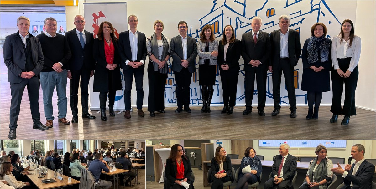 Cgfp_lu's tweet photo. Dans le cadre du projet européen #eQualPro la #CGFP et la @CESIunions ont réuni ce jeudi des représentants de la politique, des institutions et des syndicats pour un échange fructueux sur l'égalité au travail en Europe. 👉https://t.co/82jXh8Kgig https://t.co/BCWiRStQZB