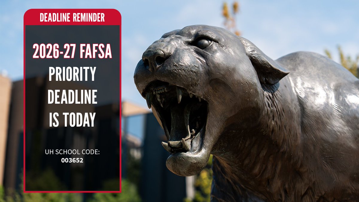 University of Houston Admissions tweet media