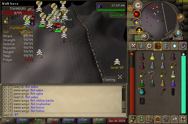 LSAT NIGHT WE SETUP A SCRAP AGAINST STORMDABLOCK.

THANKS FOR THE CLEAN 45 MINUTE ACTION.