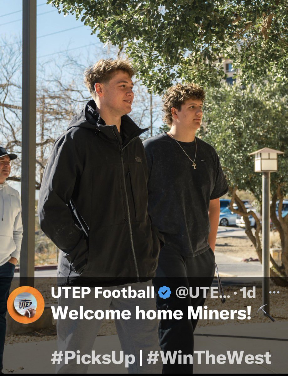 Bodey Weaver QB UTEP tweet media