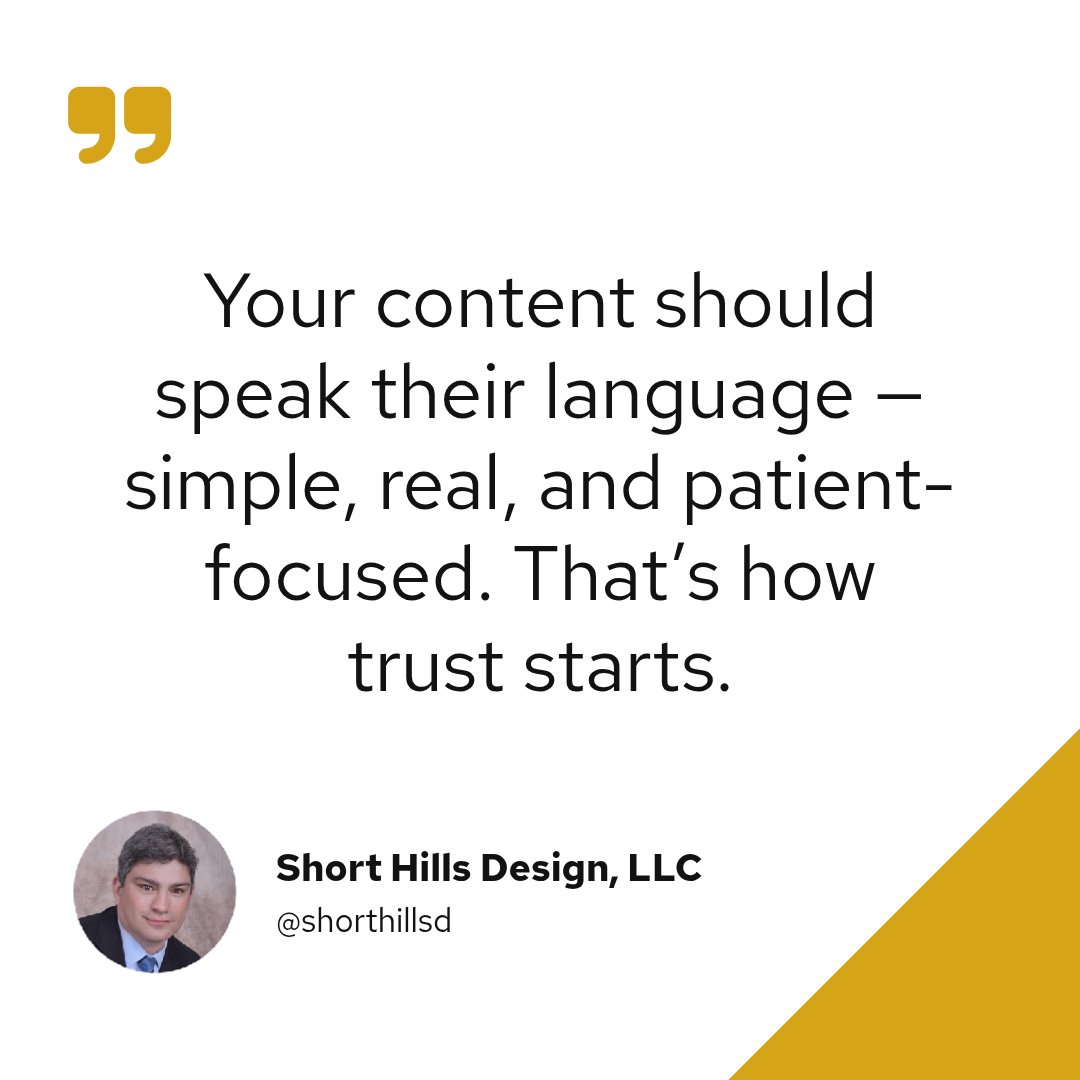 ShortHillsD's tweet photo. Want content that truly connects with your patients? https://t.co/Wsmkb3C3l0