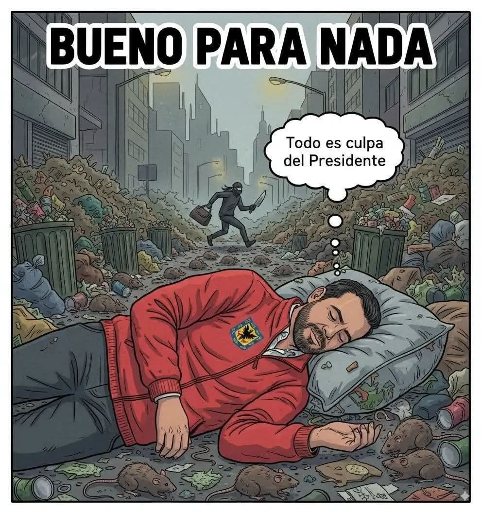 Akibel1_'s tweet photo. Ahí está pintado, el inepto alcalde de Bogotá... https://t.co/bG7Fbtitei