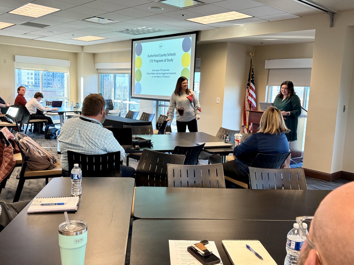 RuthWorksTN's tweet image. On Tuesday, our Construction Industry Council Meeting brought together education, industry, and community partners to discuss student career exploration and opportunities. We look forward to our next collaborative session!
#ConstructionIndustry #RutherfordWorks