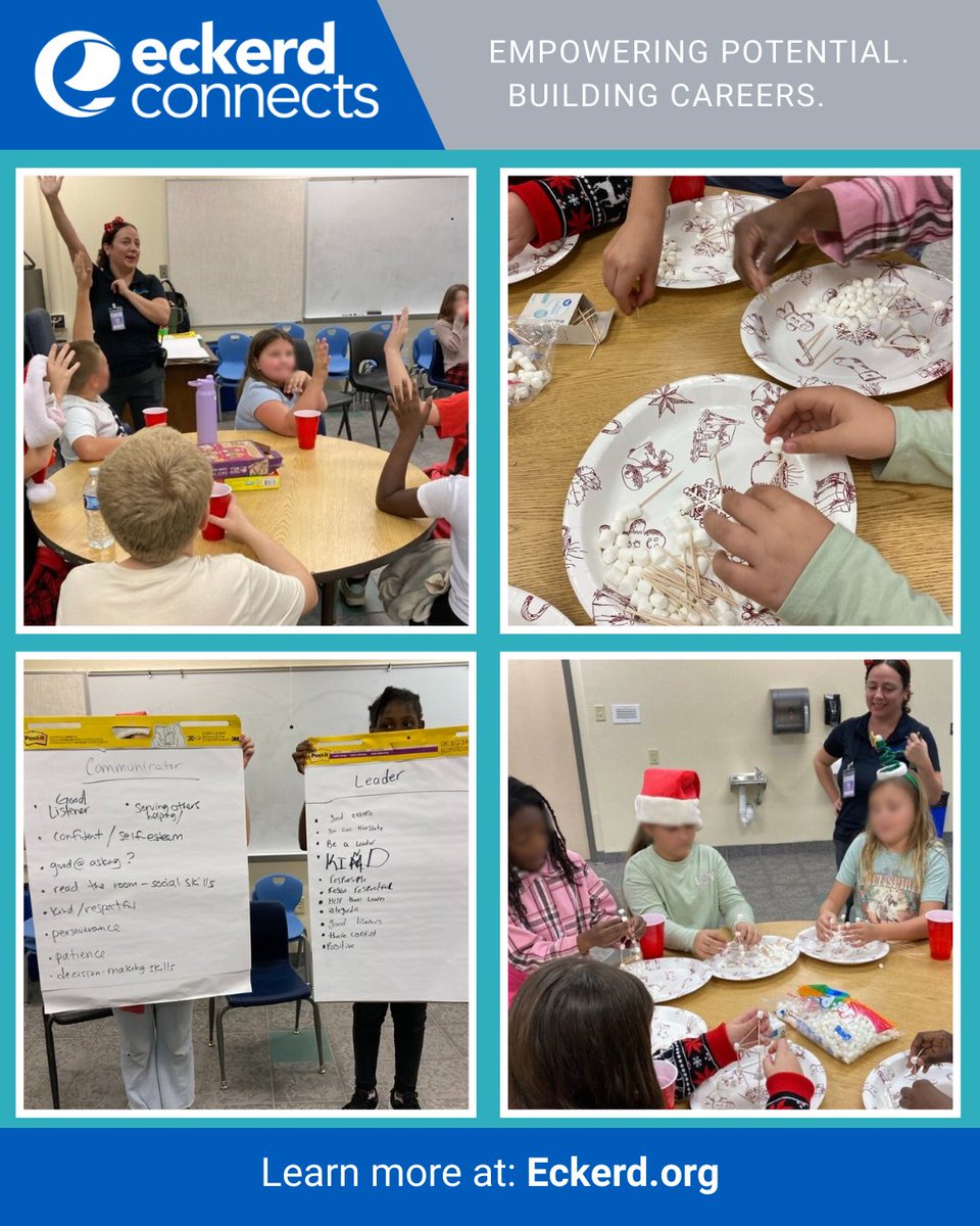 eckerdconnects's tweet photo. Building Leaders, One Marshmallow at a Time!

Discovery Elementary Safety Patrol students explored leadership with Eckerd Connects’ prevention specialist Ms. Jillian in a fun, interactive challenge. Confidence + creativity = great leadership! #BuildingFutures #LearningToLead https://t.co/mHhvJhxz7R