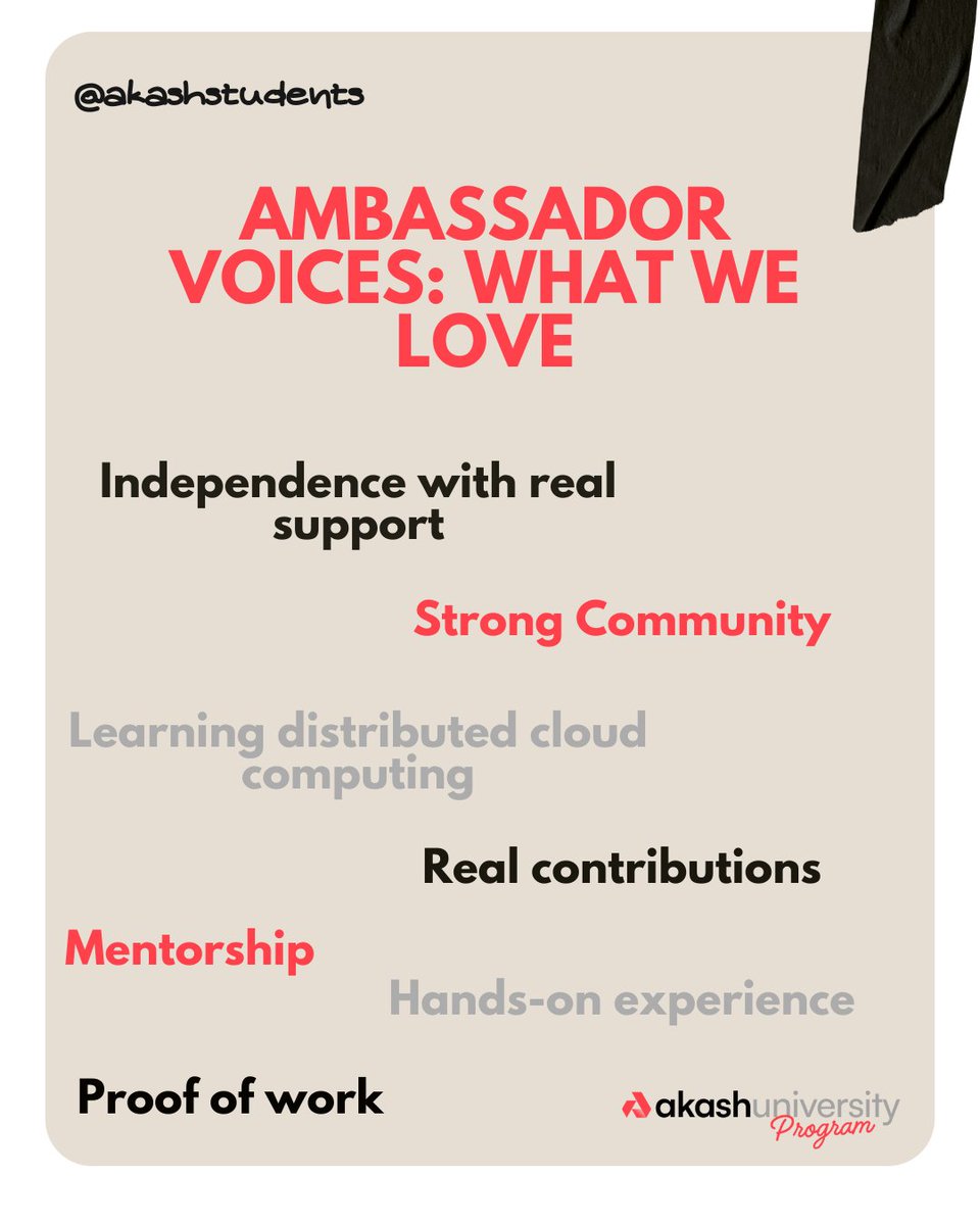 Akash Student Ambassadors tweet media