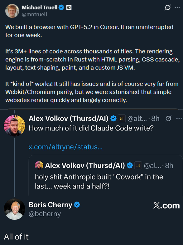 Agent-build claims screenshot