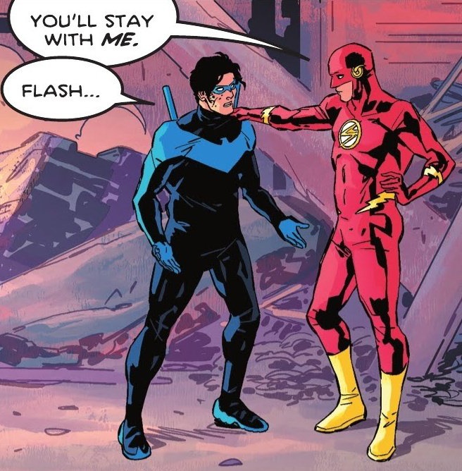archiveswally's tweet image. nightwing (2016) #90