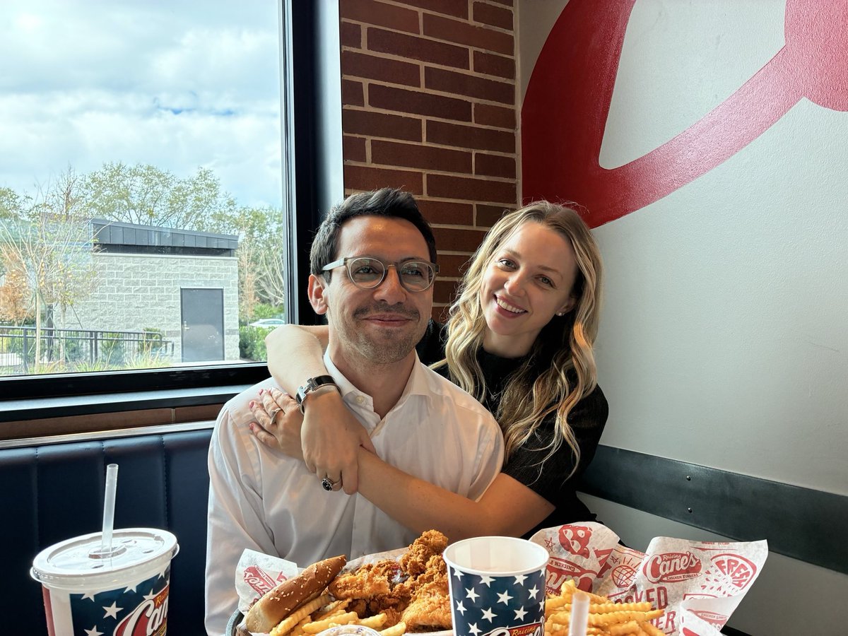 j_fishback's tweet image. “What’s your Canes order?”