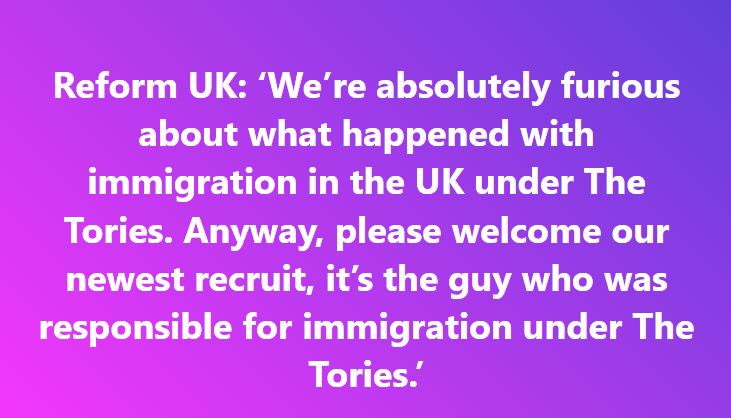 dave43law's tweet image. 🤣🤣🤣🤣
How to expose the mugs who think Reform are change
(from Man Behaving Dadly)