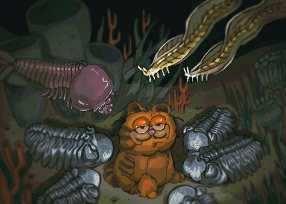 bhramarii's tweet image. no mondays in the cambrian era