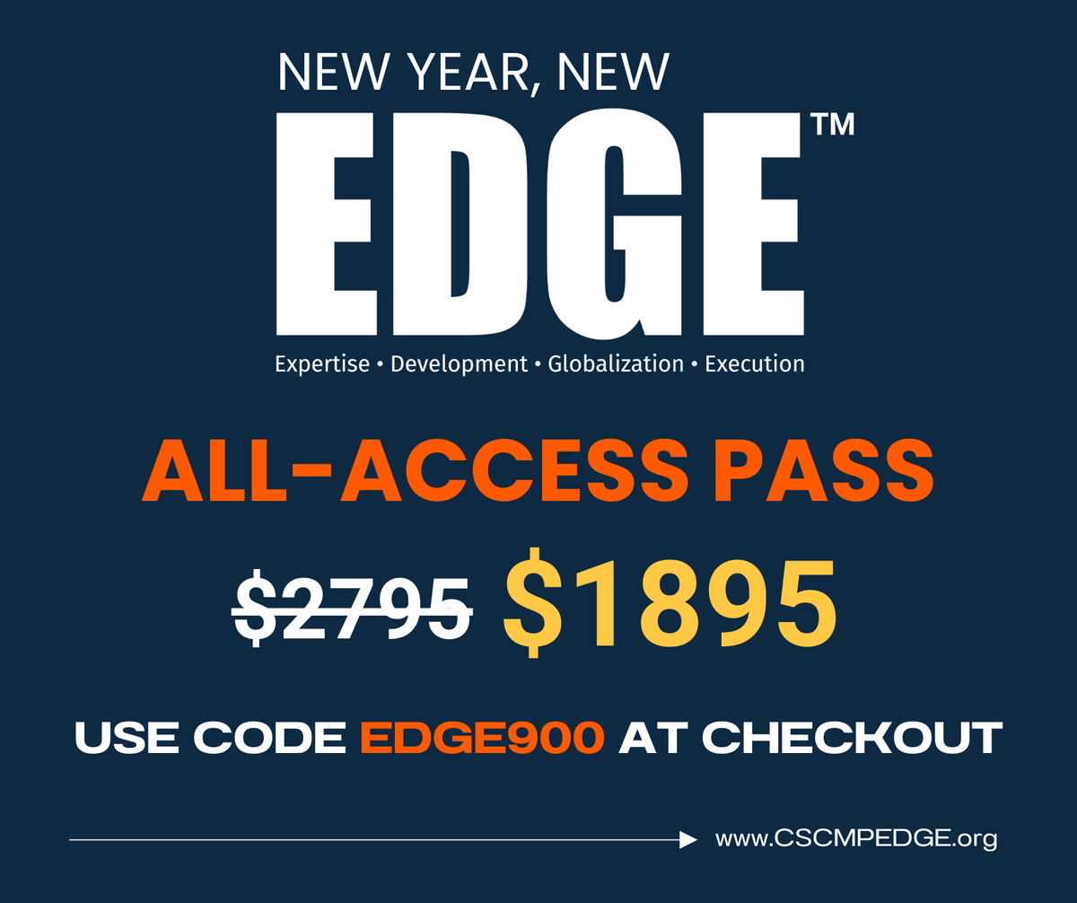 EDGE is back — and it’s bigger, bolder, and reimagined. 

Coming to Nashville this October 4-7, EDGE 2026 features a new look and an elevated experience built for today’s leaders.

Sign up today and save $900 with code EDGE900 at checkout! cscmpedge.org/website/91603/…