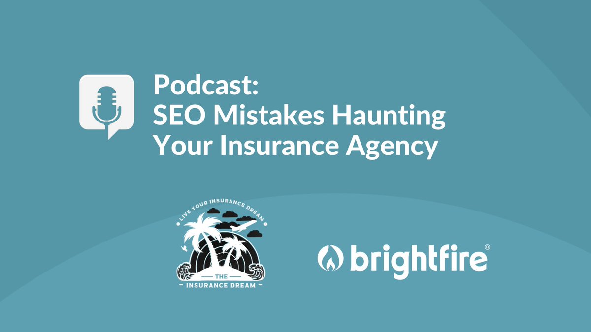 Listen to the latest episode of #TheInsuranceDreamPodcast for 7 common SEO mistakes that are secretly sabotaging the online performance for your #InsuranceAgency. Read the summary and access the link in this blog post. hubs.li/Q03-_7FR0