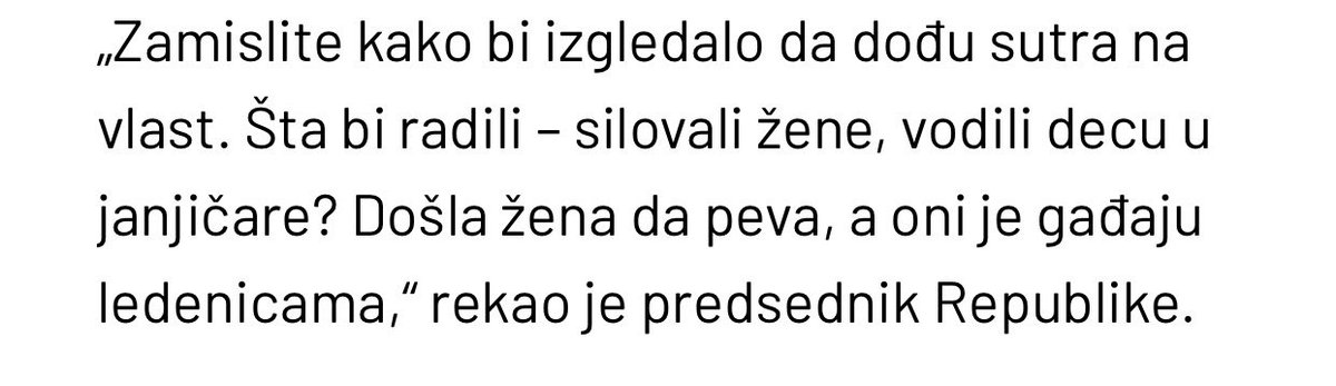 bagraubica's tweet image. Antić silovao sopstveno dete.
Onaj u Pećincima zlostavljao decu u vrtiću.
Spasić osudjivan zbog silovanja žene.
Suvalj osudjen zbog silovanja muškarca.
Lečić neosudjen.
Mika Aleksić neosudjen.
Sijaset sličnih.
Desetine gorih.
Većina amnestirana.
Svi u SNS.