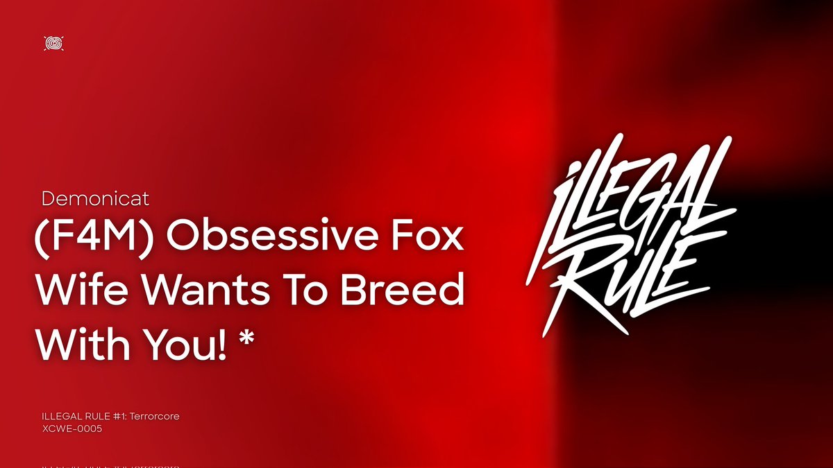 Demonicat - (F4M) Obsessive Fox Wife Wants To Breed With You!
<a href="/IDemonicat/">Demonicat</a> 

12/23
youtu.be/ZXuKPANMZMQ