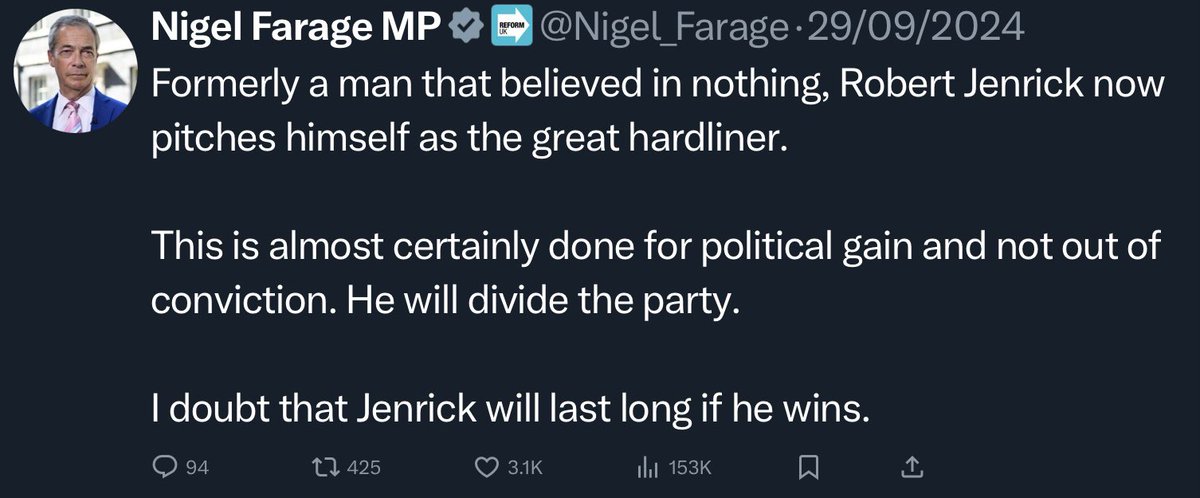 Spottydog_'s tweet photo. @drdavidbull You mean this Robert Jenrick? Honest Bob - yet another Tory failure out for his own political gain with no convictions… 

#ReTory #ToryFailures #Reform https://t.co/sxOPQTDeFV