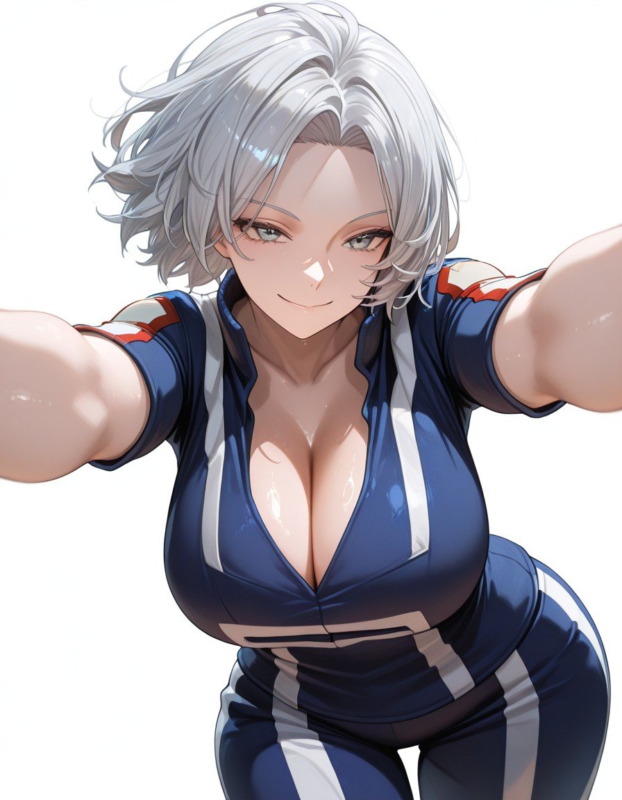 _silver__bunny_'s tweet photo. U.A. student Silver Bunny after intense hero training 🦸‍♀️💦 Sweaty, tired... but still ready to show off her "ultimate move". 

Full locker room uncensored session on my Patreon 💋 Link in bio! 🔥

 #SilverBunny #BunnyGirl #MyHeroAcademia #MHA #UAStudent #HeroWaifu #AIArt https://t.co/k6Sn7jvfXw