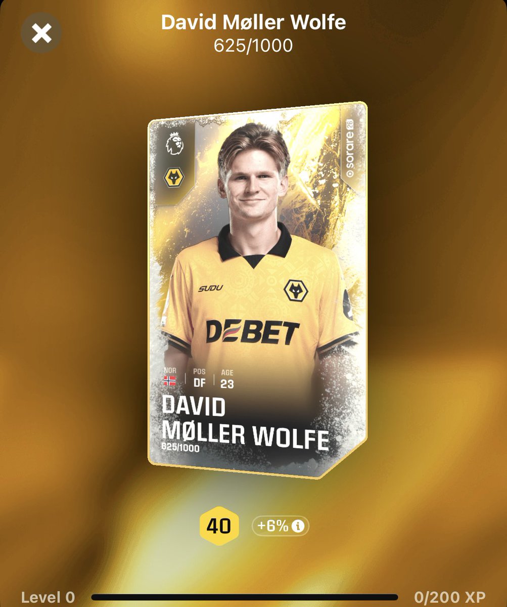 GIVEAWAY!!!
To celebrate the start of the second half of the season, i’m giving away a limited david moller wolfe!

To win:
1️⃣ Join de livestream youtube.com/live/YlBq6zMqm…
2️⃣ Enjoy yourself! It’s that easy

Winner drawn on youtube during the livestream! Good luck everyone