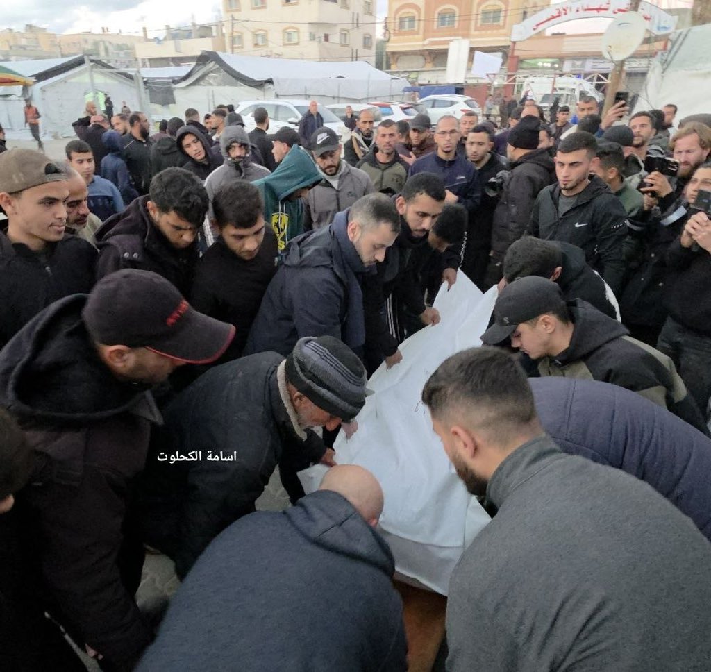Israel has murdered Said Al-Jarou today in an attack on Deir al-Balah this afternoon, wiping out the entire family after killing his parents in the first month and his brothers and sisters over the past few months. 

Al-Jarou family in Deir al-Balah wiped out by Israel.