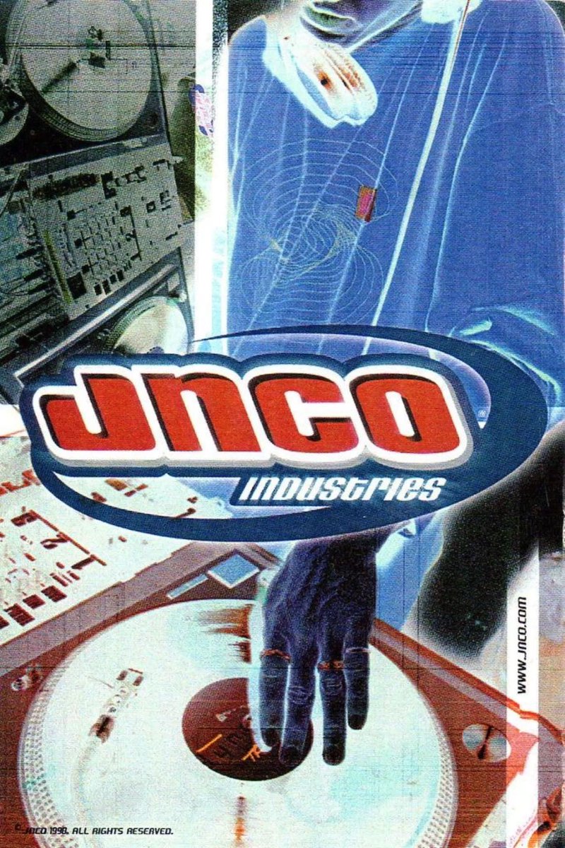 JNCO ads, think these were from Thrasher