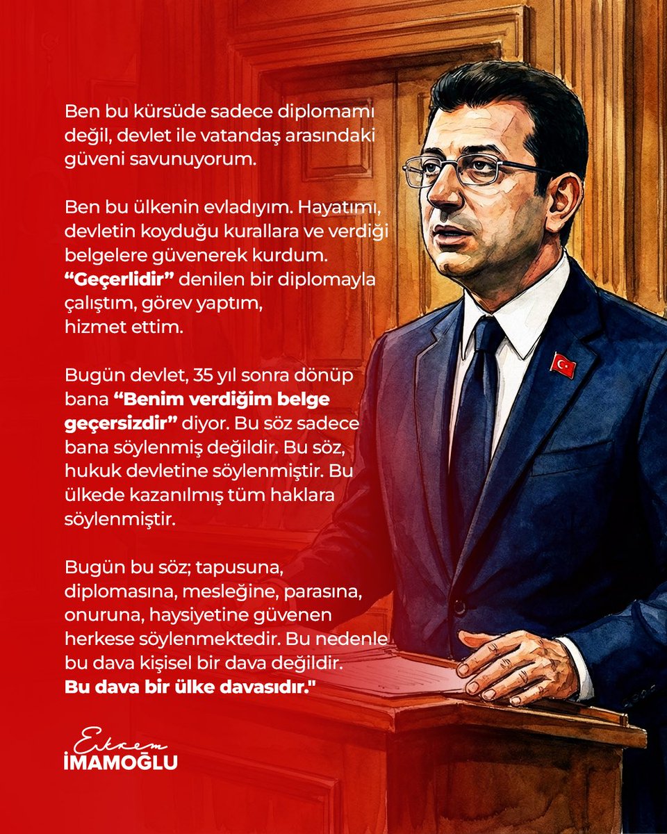 Ekrem İmamoğlu tweet media
