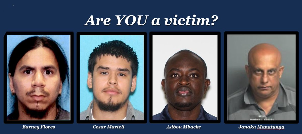 FBIHouston's tweet image. FBI Houston investigators believe there may be more victims!

If you believe you were a victim of sexual assault by these men or any other rideshare driver, please contact the FBI at 1-800-CALL-FBI or go online to tips.fbi.gov and make a report.