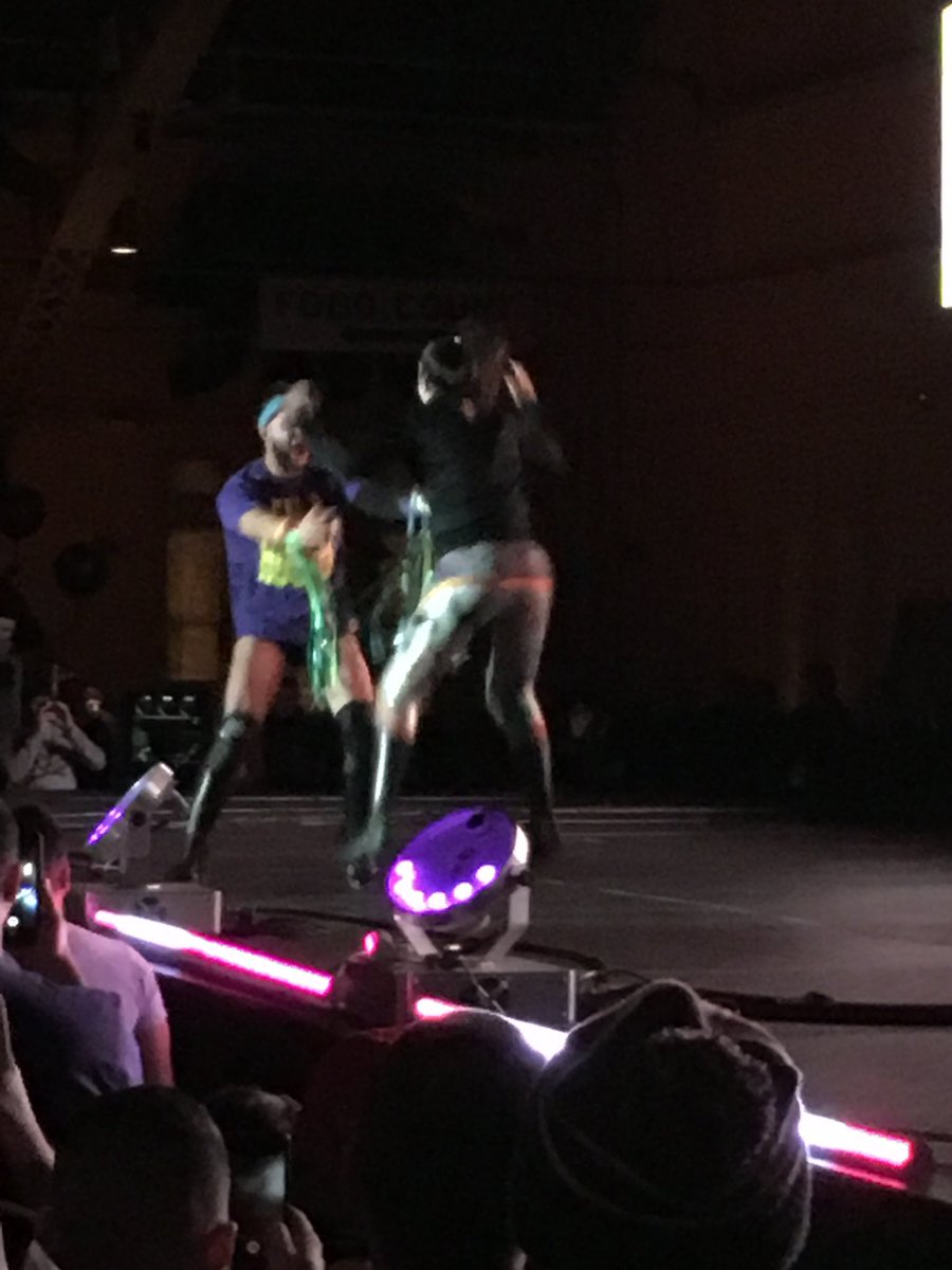 IceKnight's tweet image. Fun 2016 memory from February 20, 2016 I attended a NXT show at The Armory in Albany New York.  @itsBayleyWWE and @FinnBalor .  (picture quality is not the best)