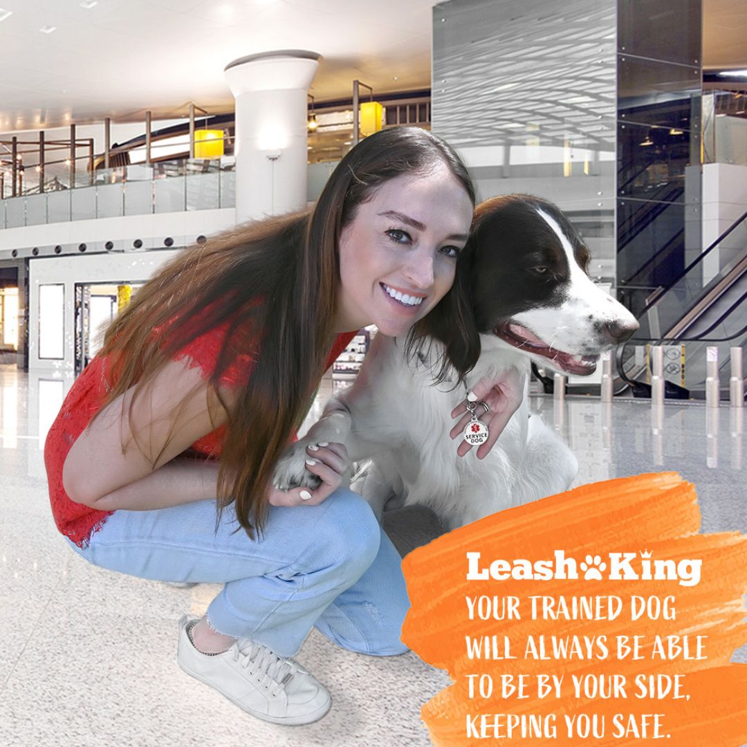 Your service dog is your lifeline, supporting diverse medical needs with unwavering loyalty. 🐾

Leash King by Divoti crafts tags with jewelry-grade precision because your partner’s gear needs to be as reliable as they are. Ensure they can always be by your side with quality you