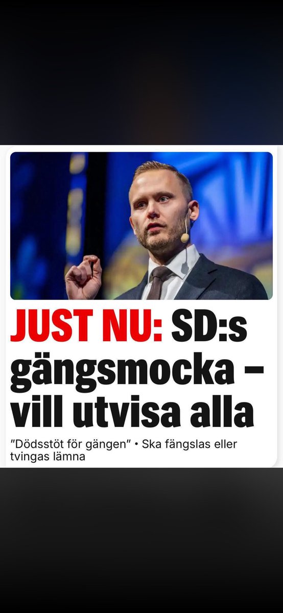 Så där ja! 

expressen.se/nyheter/politi…

<a href="/sdriks/">Sverigedemokraterna</a> 
#val2026
