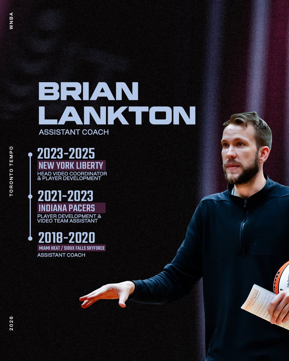 TempoBasketball's tweet image. Bringing over a decade of player development and coaching experience to the Tempo. 👏

Get to know our assistant coaches, Ciara Carl and Brian Lankton ➡️