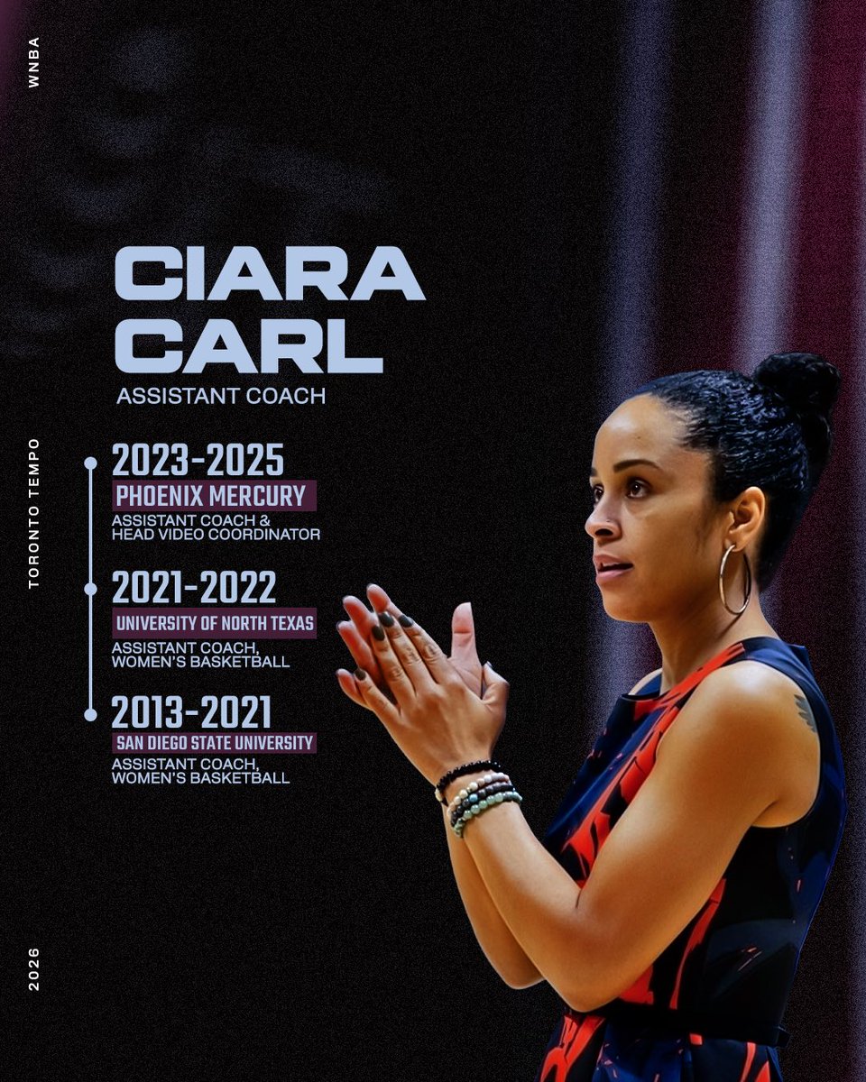 TempoBasketball's tweet image. Bringing over a decade of player development and coaching experience to the Tempo. 👏

Get to know our assistant coaches, Ciara Carl and Brian Lankton ➡️