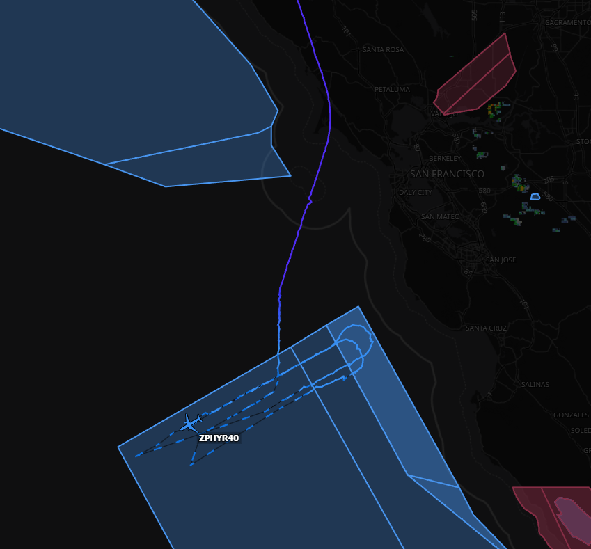 SR_Planespotter's tweet photo. Kinda different.
I don't recognize this callsign for P-8s but this is an AAS equipped aircraft, if its not a miscode ( unlikely ).
#AE67C2 as ZPHYR40 https://t.co/8ETwbsljtT