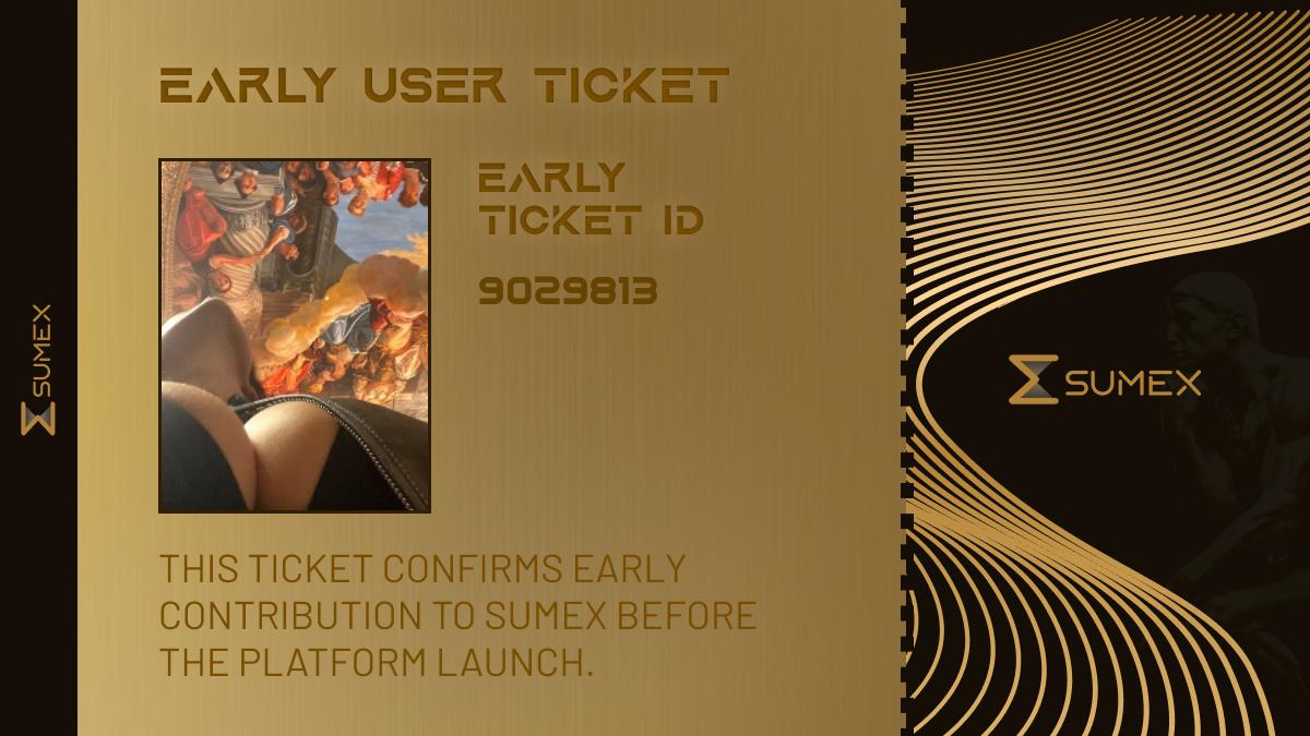 Randomtimi's tweet image. I want to become one of the EARLY BIRDS in @Sumex_Labs!

Only 15,000 roles - and they’re getting claimed fast.

Their first OG-PASS wave was claimed in just one day, I’m not missing this one.

TGE SOOOOOON!

btw - check out my excellent ticket