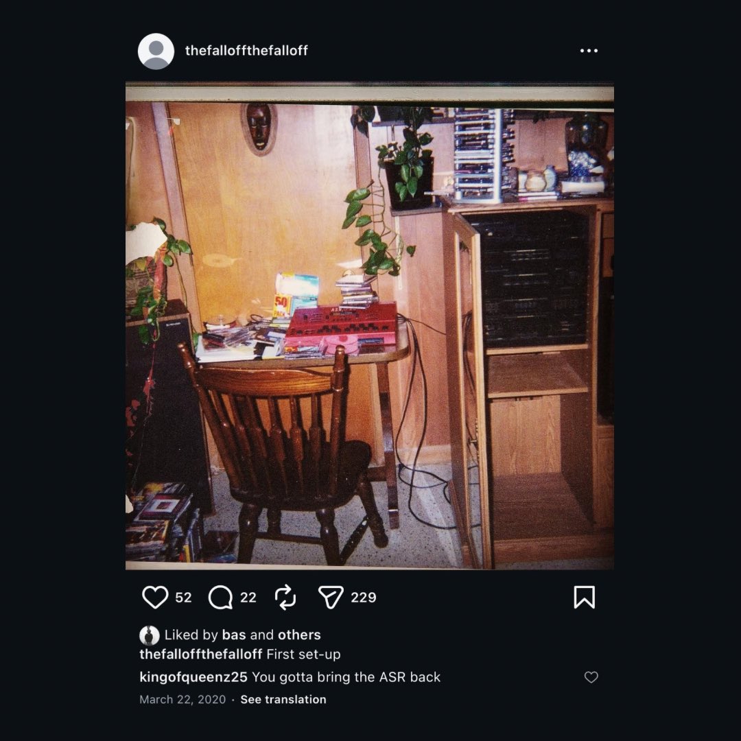 No way J. Cole had an IG burner account from 2020 called @thefalloffthefalloff and nobody knew 😭😭😭

He literally posted the album cover 6 years ago and even his manager replied… And still, nobody knew till now 💀
