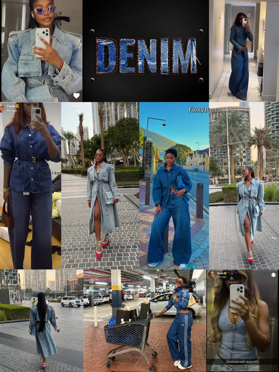 FloxyBaee's tweet image. Dede-yonce❤️ it's giving pinterest aesthetics vibes for denim lovers☺️

#DedeAshiogwu
