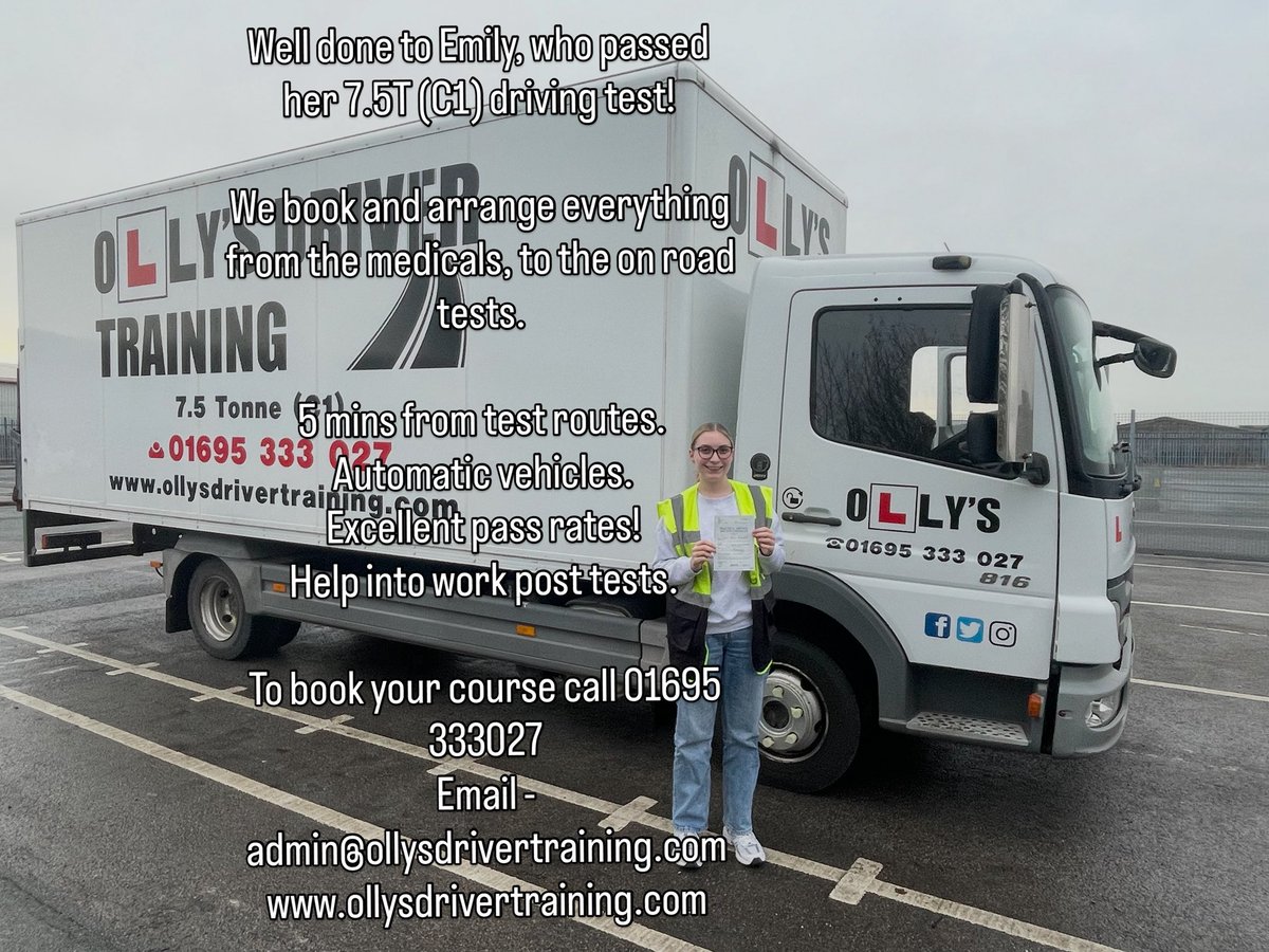 Olly's HGV & PCV Driver Training Ltd tweet media