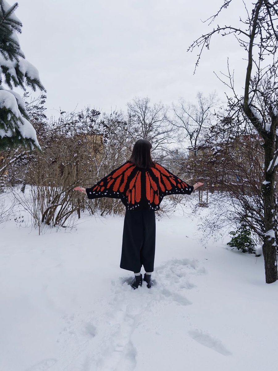 Monarch Butterfly Cardigan by Hotstash (2026) 🦋
