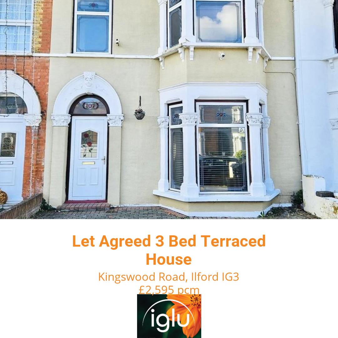 🎉 Another Let Agreed
📍 Kingswood Road, Ilford IG3
� 3 Bedroom, Terraced House

For more details about similar properties, contact us via:
📞 | 020 8128 9229

Curious about your property's value? Visit  for a free valuation!