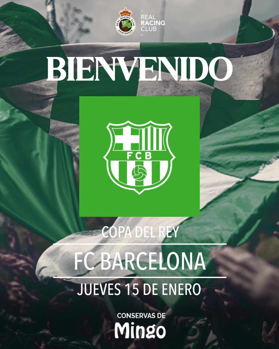 👋🏻 ¡Hola, <a href="/FCBarcelona_es/">FC Barcelona</a>! Bienvenidos a los Campos de Sport de El Sardinero #RacingBarça