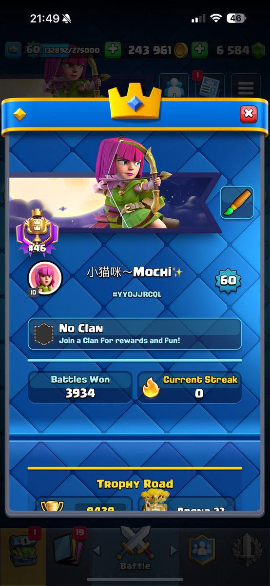 ??? they got rid of my #46 badge from a previous 2v2 season