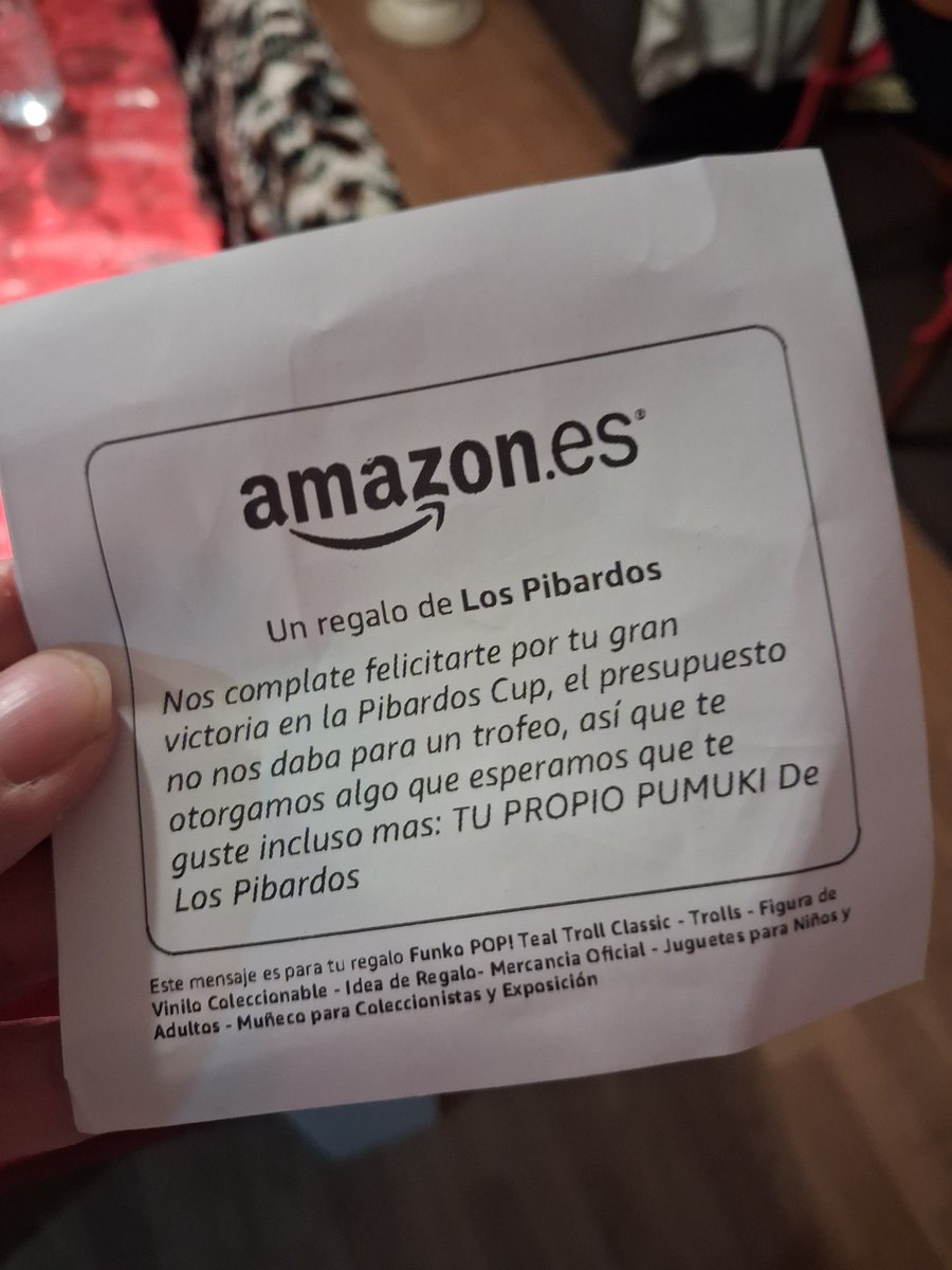 lain_tk's tweet image. Dije small tournament? Me retracto de mis palabras porque los Pibardos tienen un big corazon por este regalo tras mi victoria en el torneo online Pibardos cup 1 el fin de semana pasado!!
Me he reido mil al abrirlo, gracias por vuestro esfuerzo! Grandes! 🫂
@PibardosTKKN