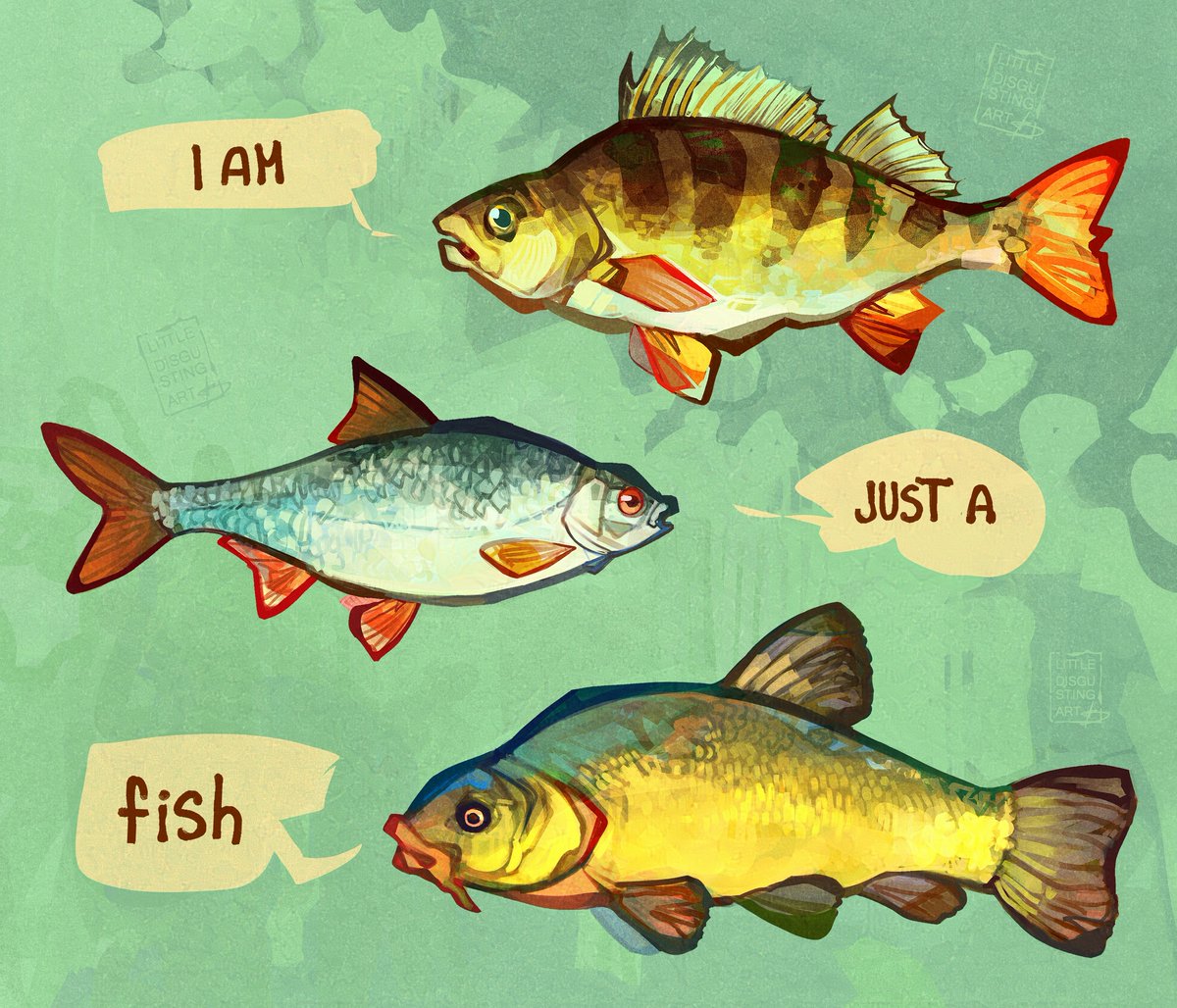 lildisgustinart's tweet image. Like that one song 🐟🐟🐟