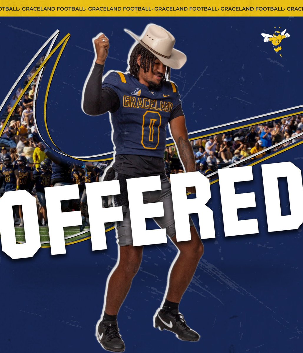 a1exxsimpson's tweet photo. #AGTG After a great conversation with @CoachJGarc1a I’m blessed to Receive an Offer from the University of Graceland #gojackets 

@NDGriffinFB @Coach3James @CoachDunn1 @Youngbullz22 https://t.co/1w0J6wof2a