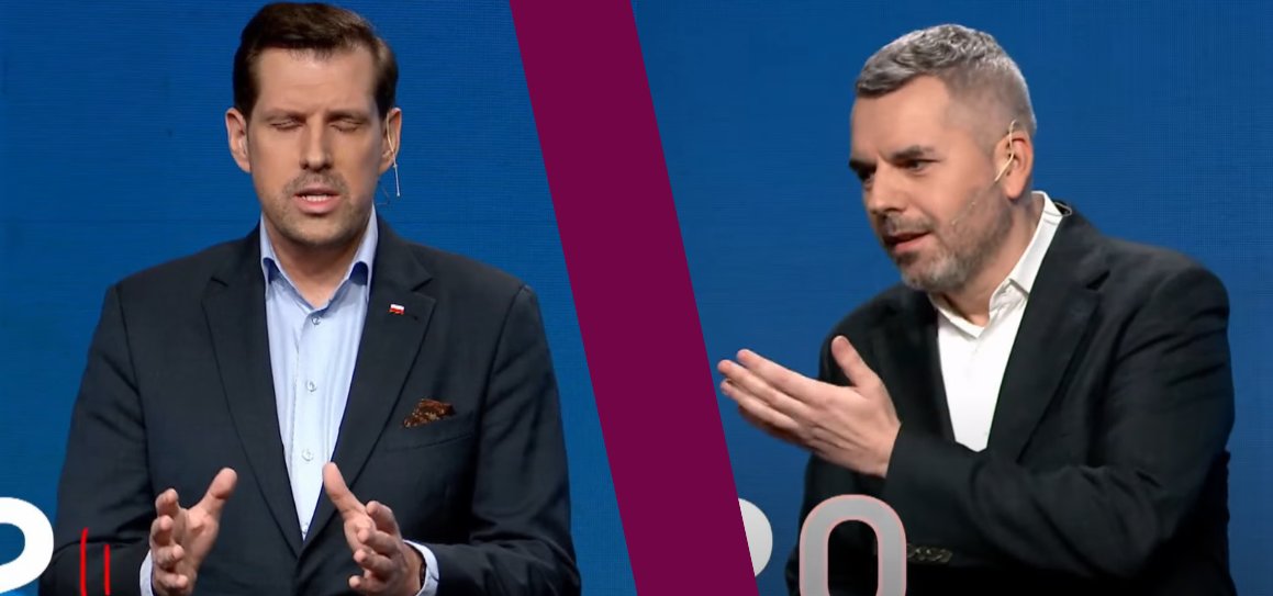 💬Już teraz mogę poprosić o VAR dla Tobiasza bocheńskiego, który opowiada o "B2B lub innym stosunku pracy". Nie, stosunek pracy ma w Polsce jasno określoną definicję i żadne umowy zlecenia albo B2B się w tej definicji nie mieszczą - <a href="/_mkonieczny/">Maciej Konieczny</a> w debacie <a href="/OficjalneZero/">OficjalneZero</a>